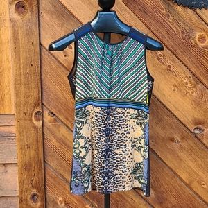 Cabi 256 Animal Print Striped Tunic 565